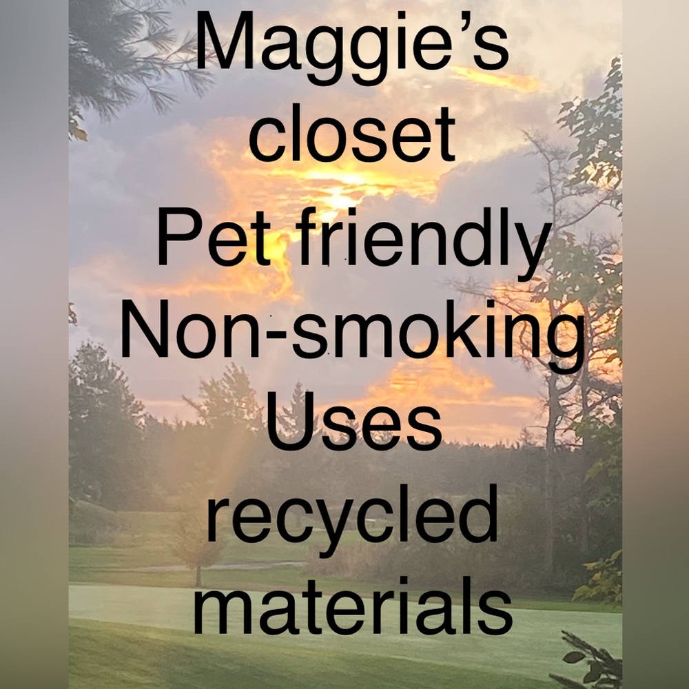 Maggie’s Closet pet friendly non smoking home that uses recycled materials
